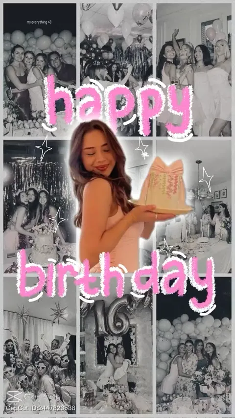 Poster Image for Happy Birthday CapCut Template