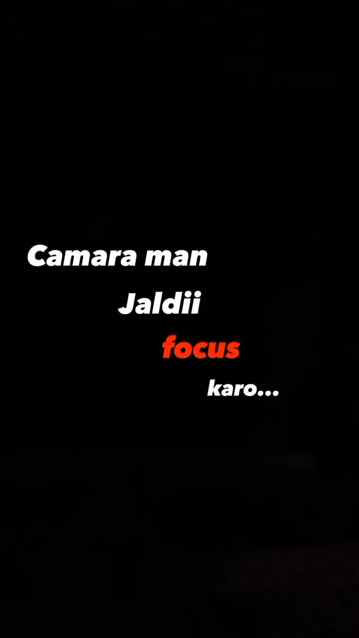 Cameraman Jaldi Focus Karo CapCut Template