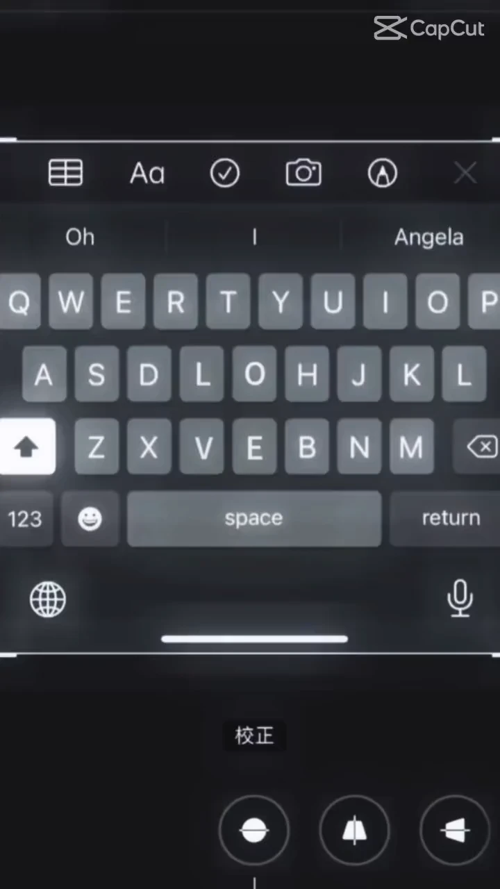 mobile keyboard capcut template